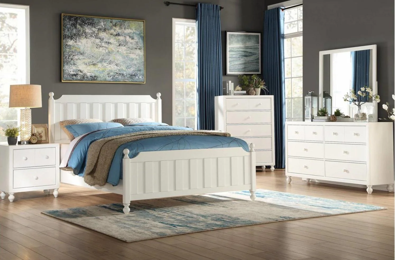 Wellsummer Mirror in White 1803W-6 - Image 3