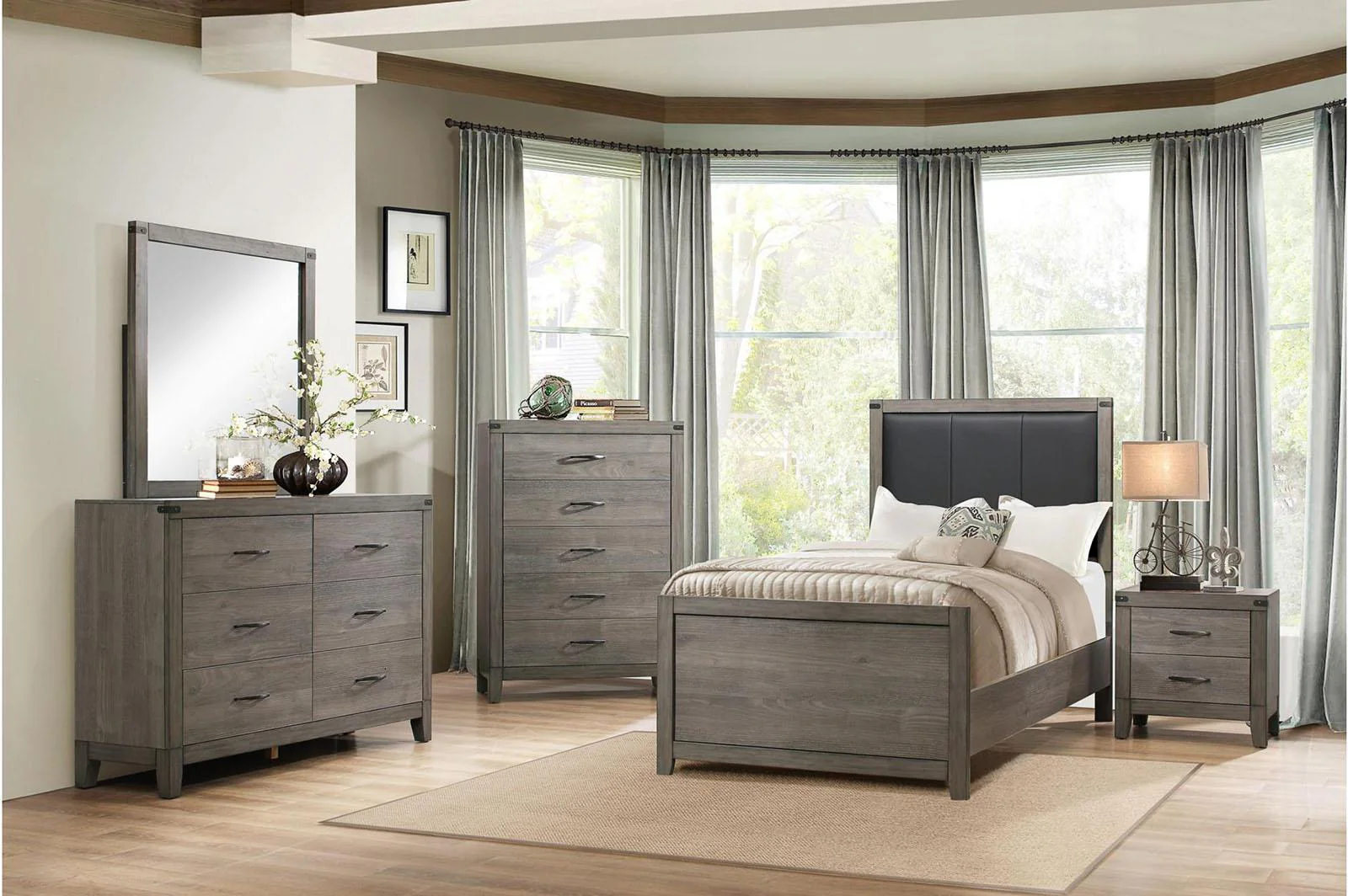 Woodrow Mirror in Gray 2042-6 - Image 2