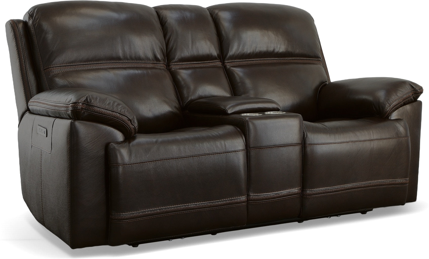 Jackson Power Reclining Loveseat with Console & Power Headrests - Image 4