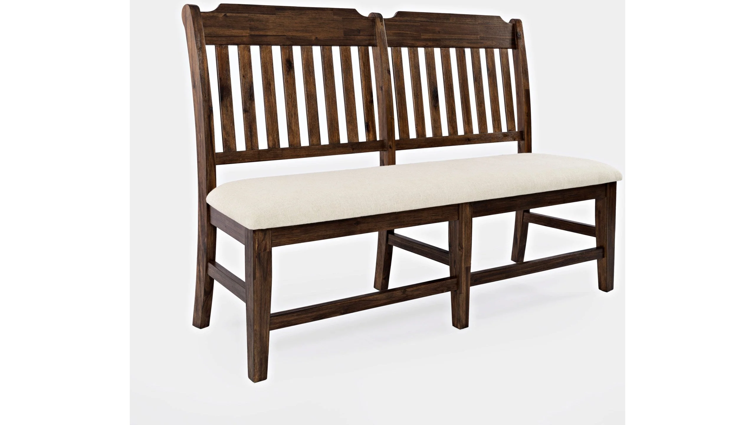 Jofran Bakersfield Dining Bench in Rich Dark Brown - Image 3