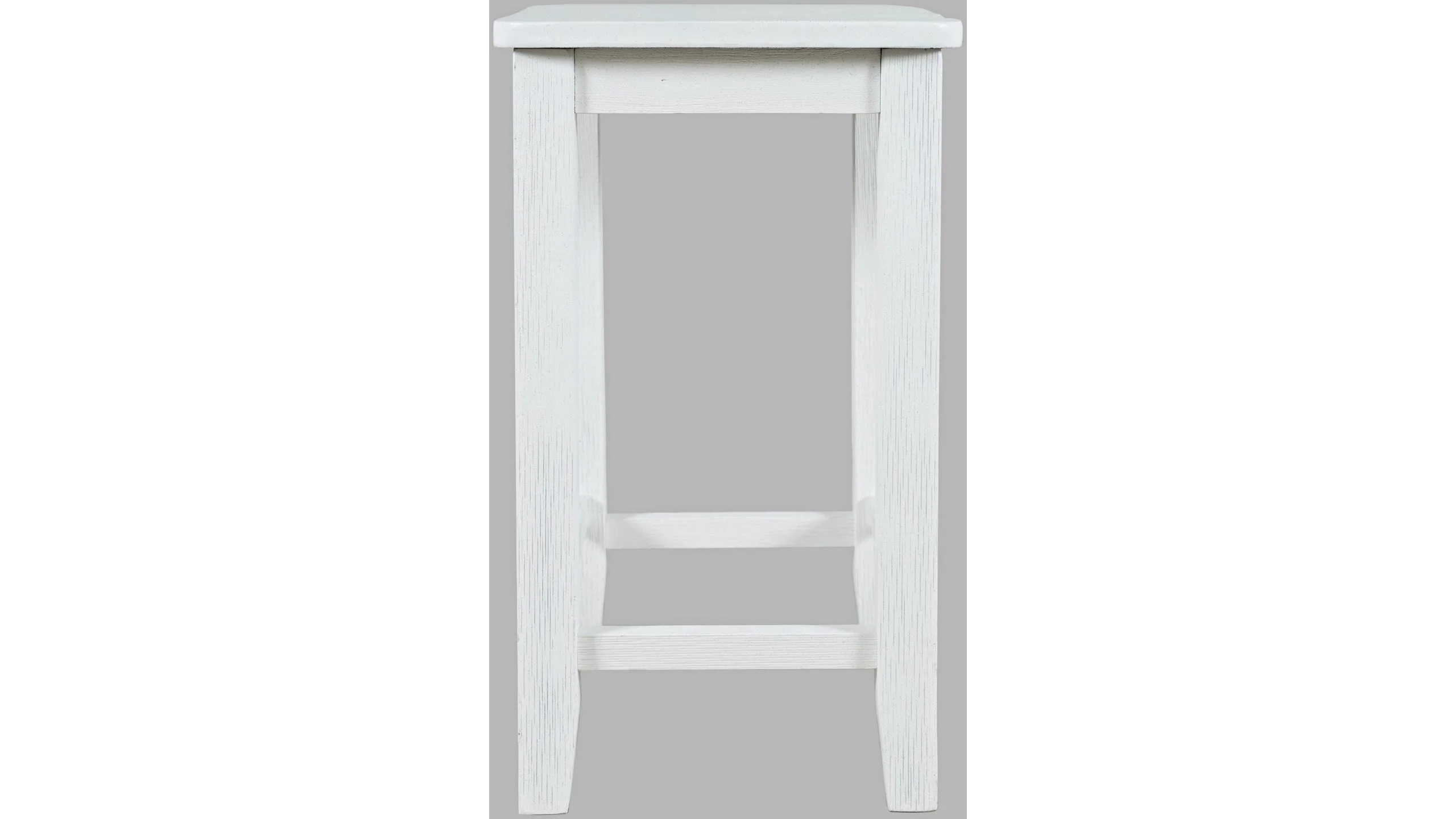 Jofran Eastern Tides Backless Counter Stool in Blanc (Set of 2) - Image 3