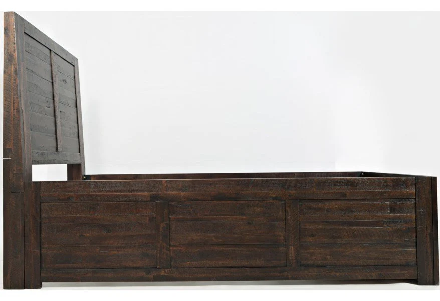 Jofran Jackson Lodge Twin Panel Storage Bed in Distressed - Image 4