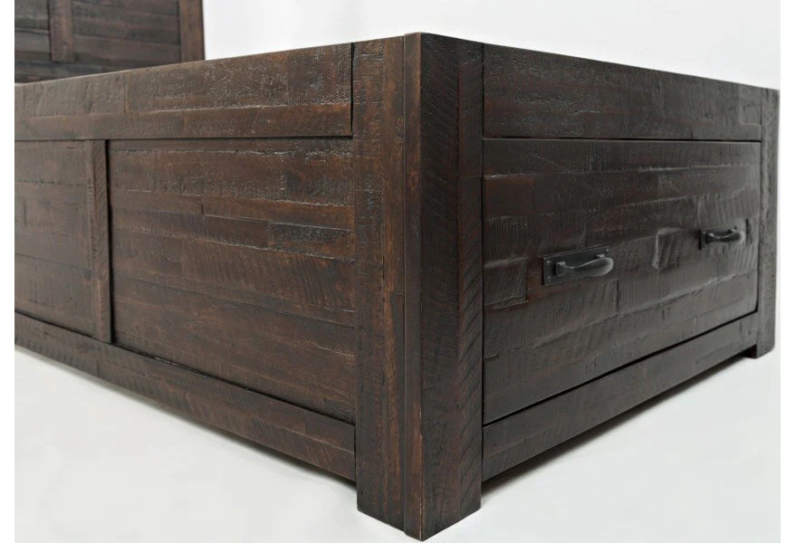 Jofran Jackson Lodge Twin Panel Storage Bed in Distressed - Image 5
