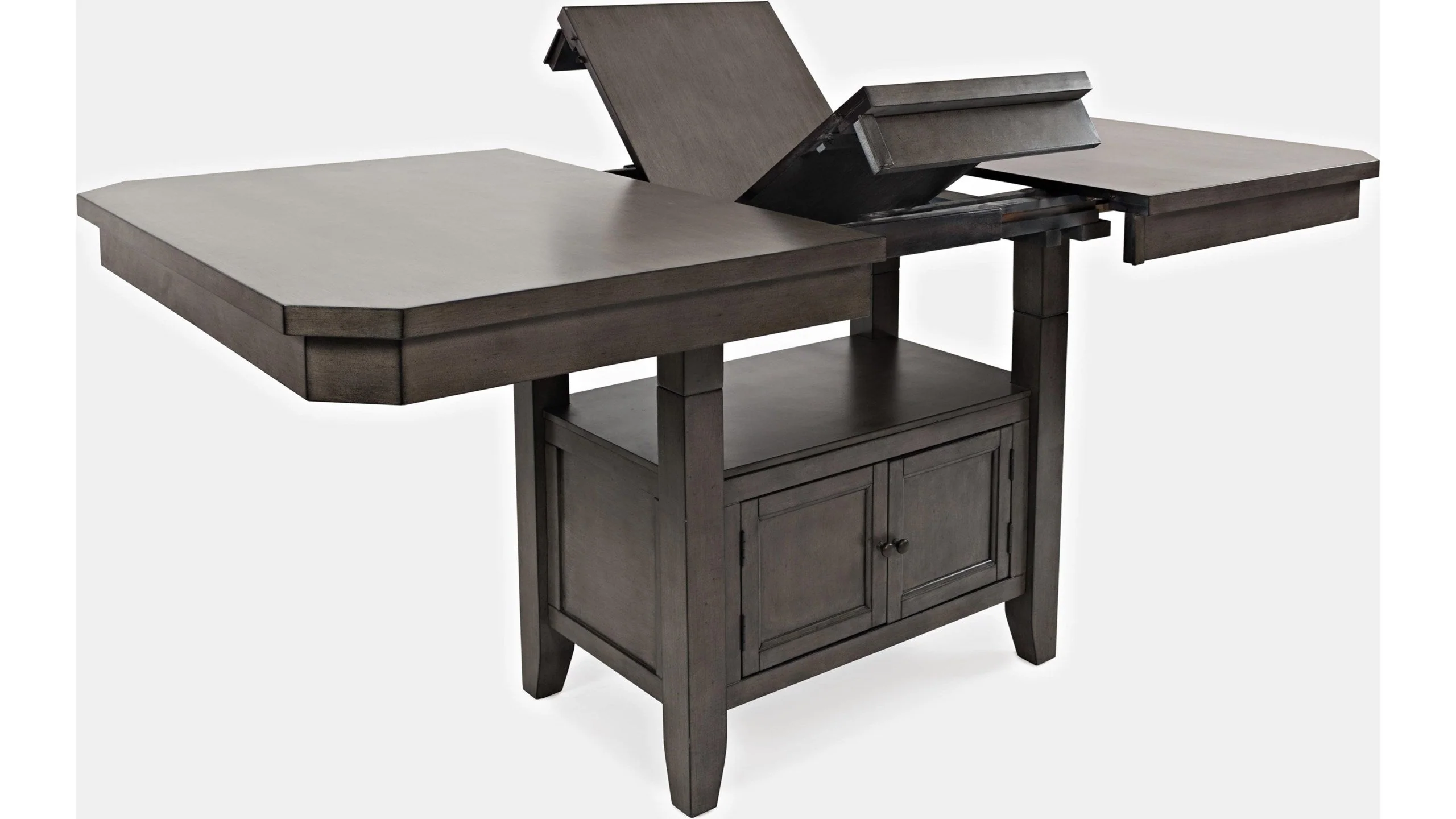 Jofran Manchester High/Low Rectangle Dining Table in Manchester GreyBKT - Image 3