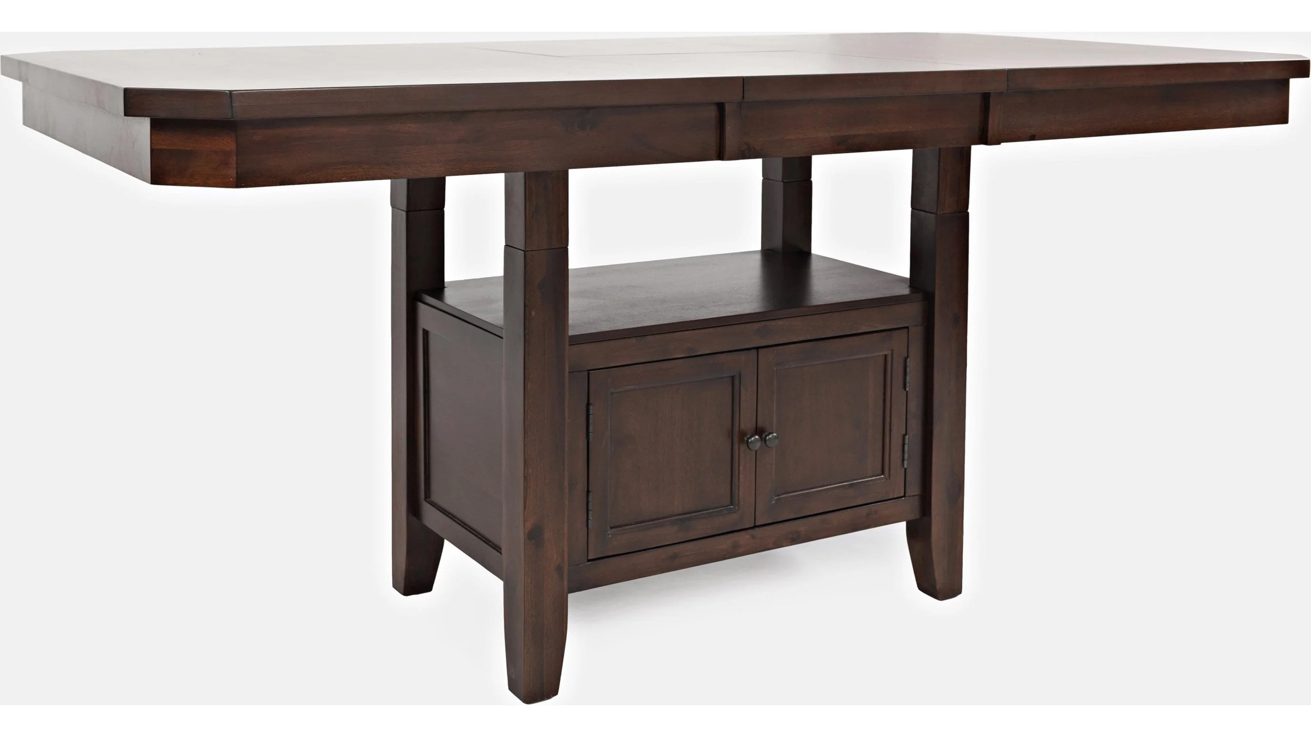 Jofran Manchester High/Low Rectangle Dining Table in Merlot - Image 3