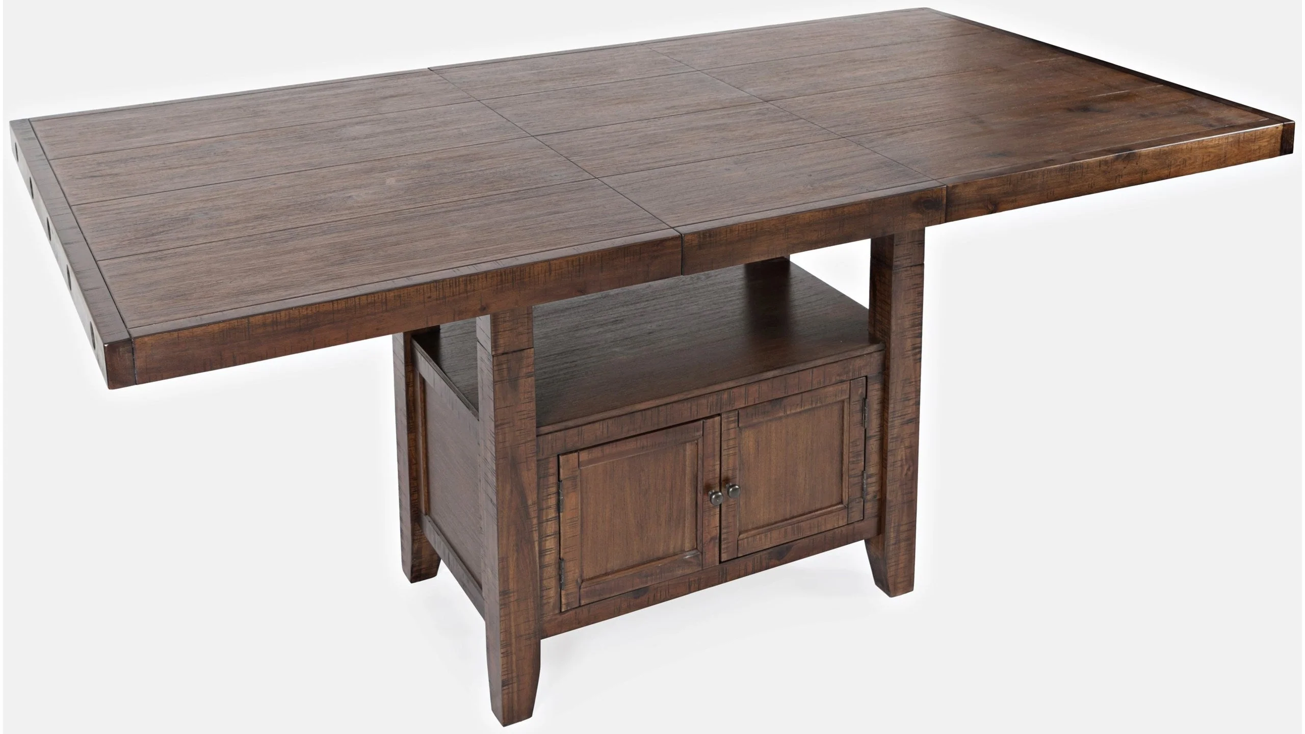 Jofran Mission Viejo High/Low Extension Table in Warm BrownBKT - Image 4
