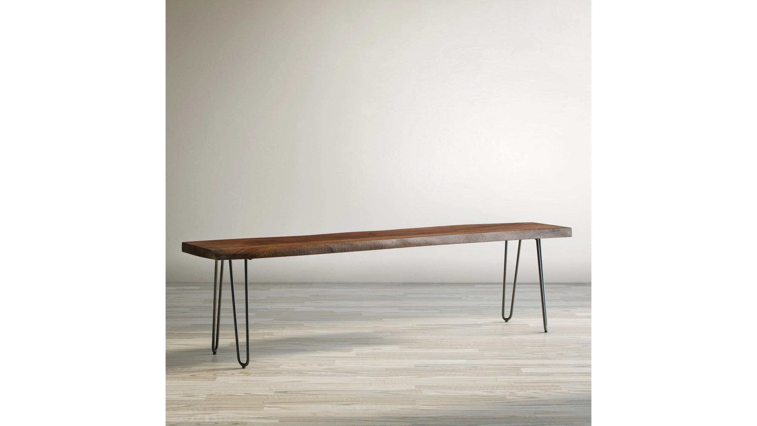 Jofran Nature's Edge 70" Dining Bench in Light Chestnut