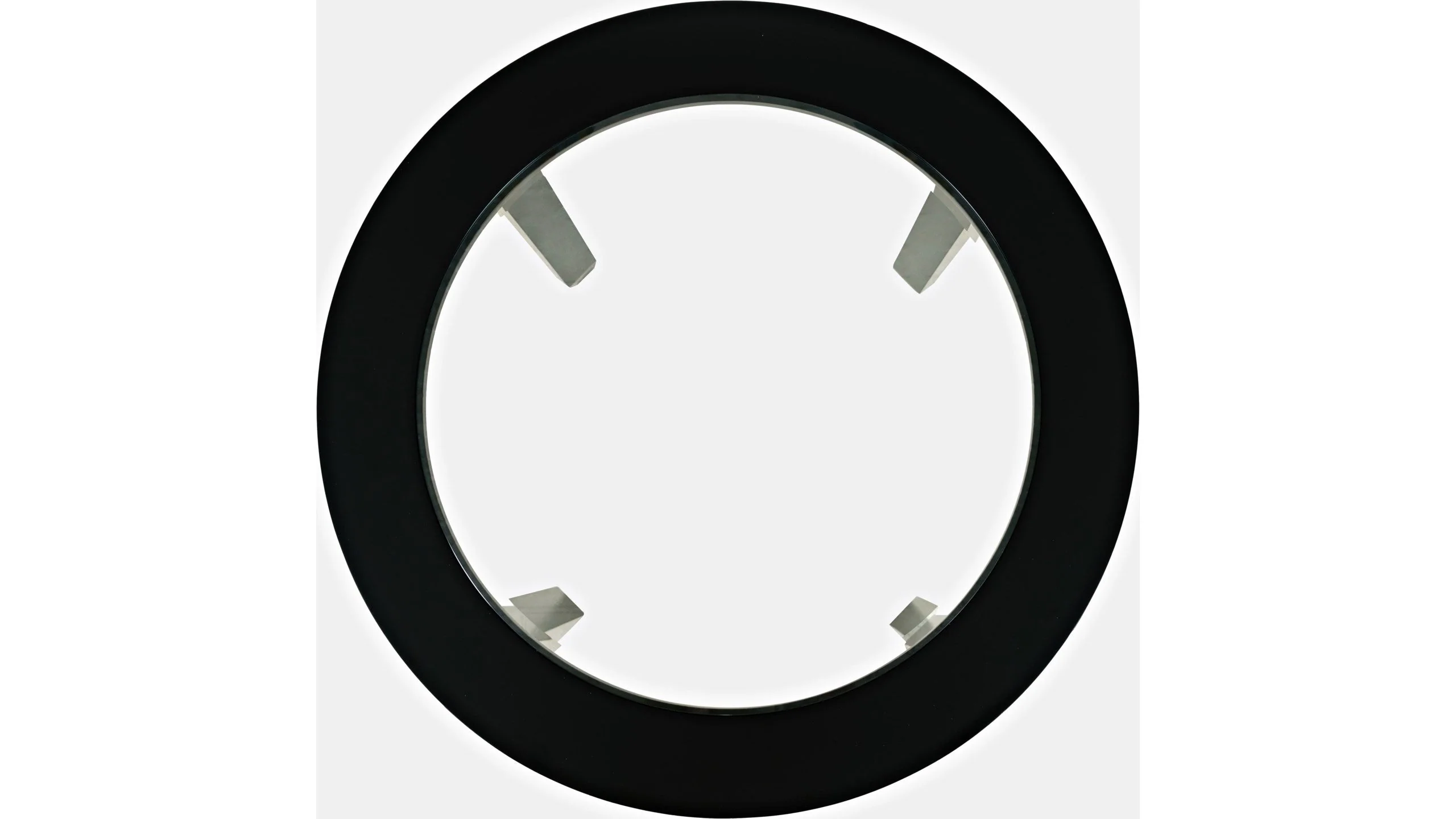 Jofran Urban Icon 42" Round Counter Height Dining Table in Black - Image 5