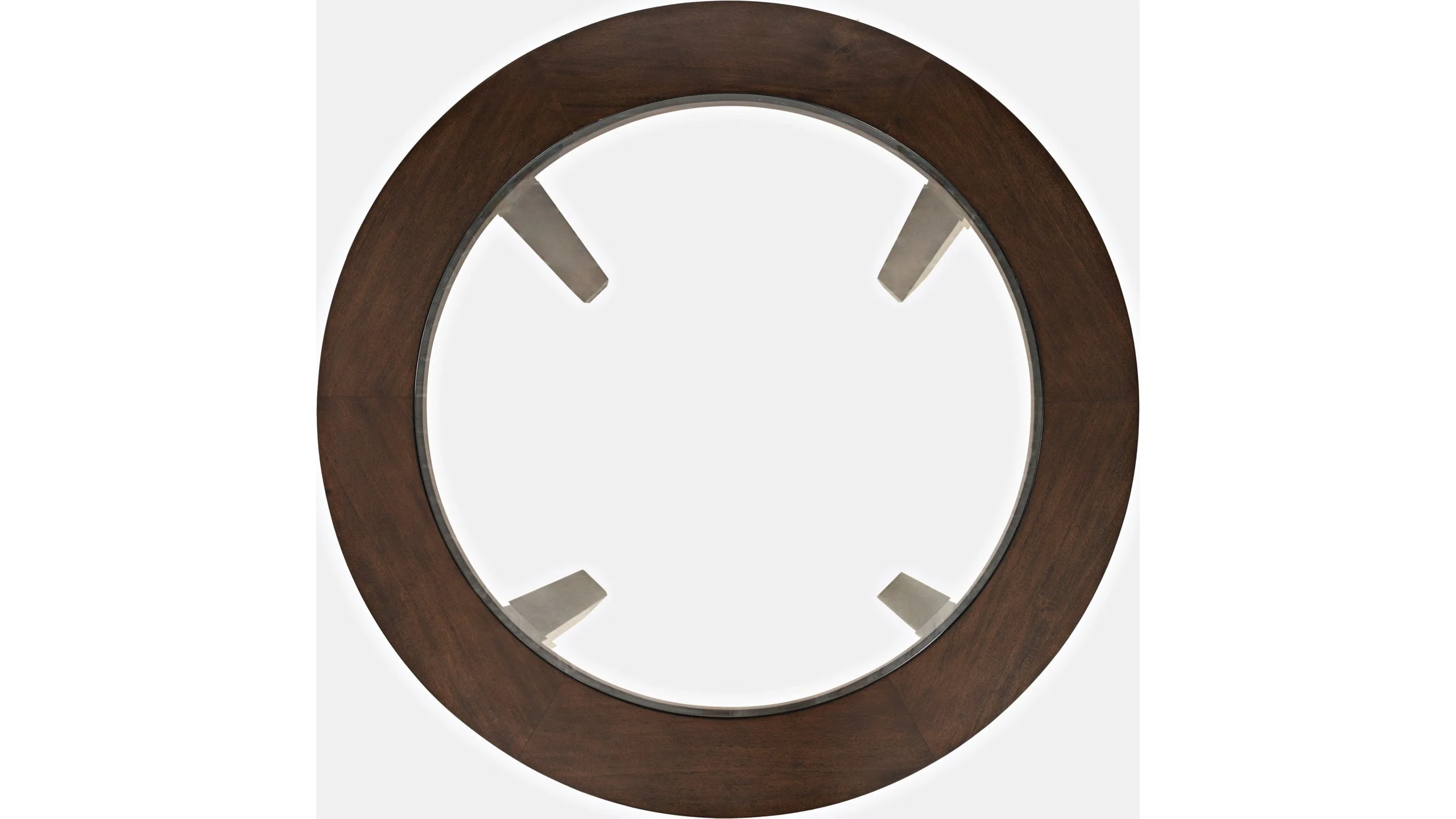 Jofran Urban Icon 42" Round Counter Height Dining Table in Merlot - Image 3