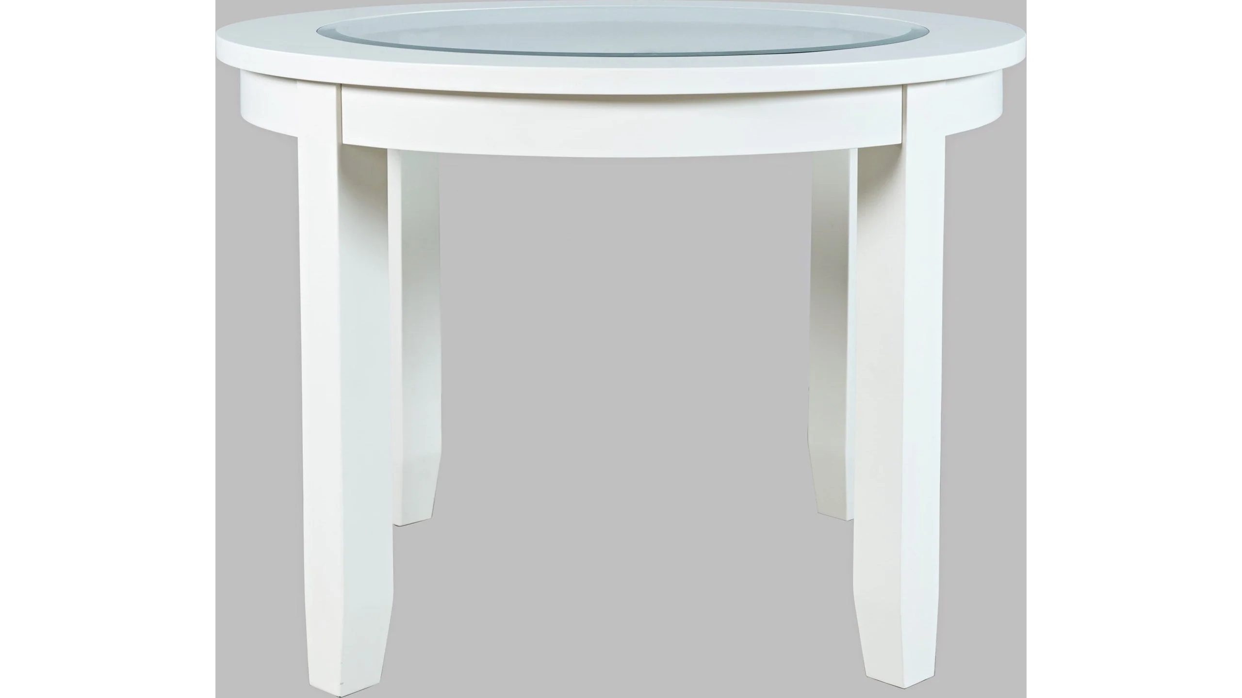 Jofran Urban Icon 42" Round Dining Table in White - Image 2