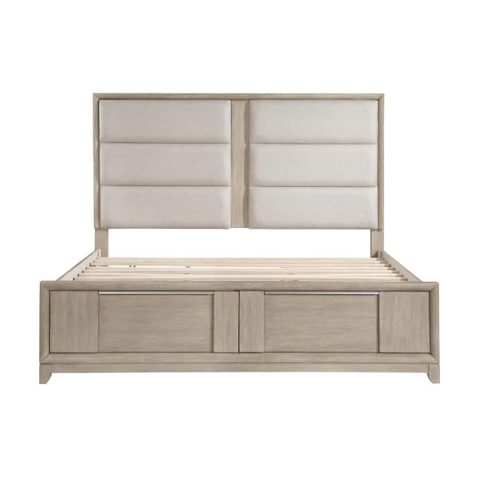McKewen (3) Queen Platform Bed with Footboard Storage - Image 4