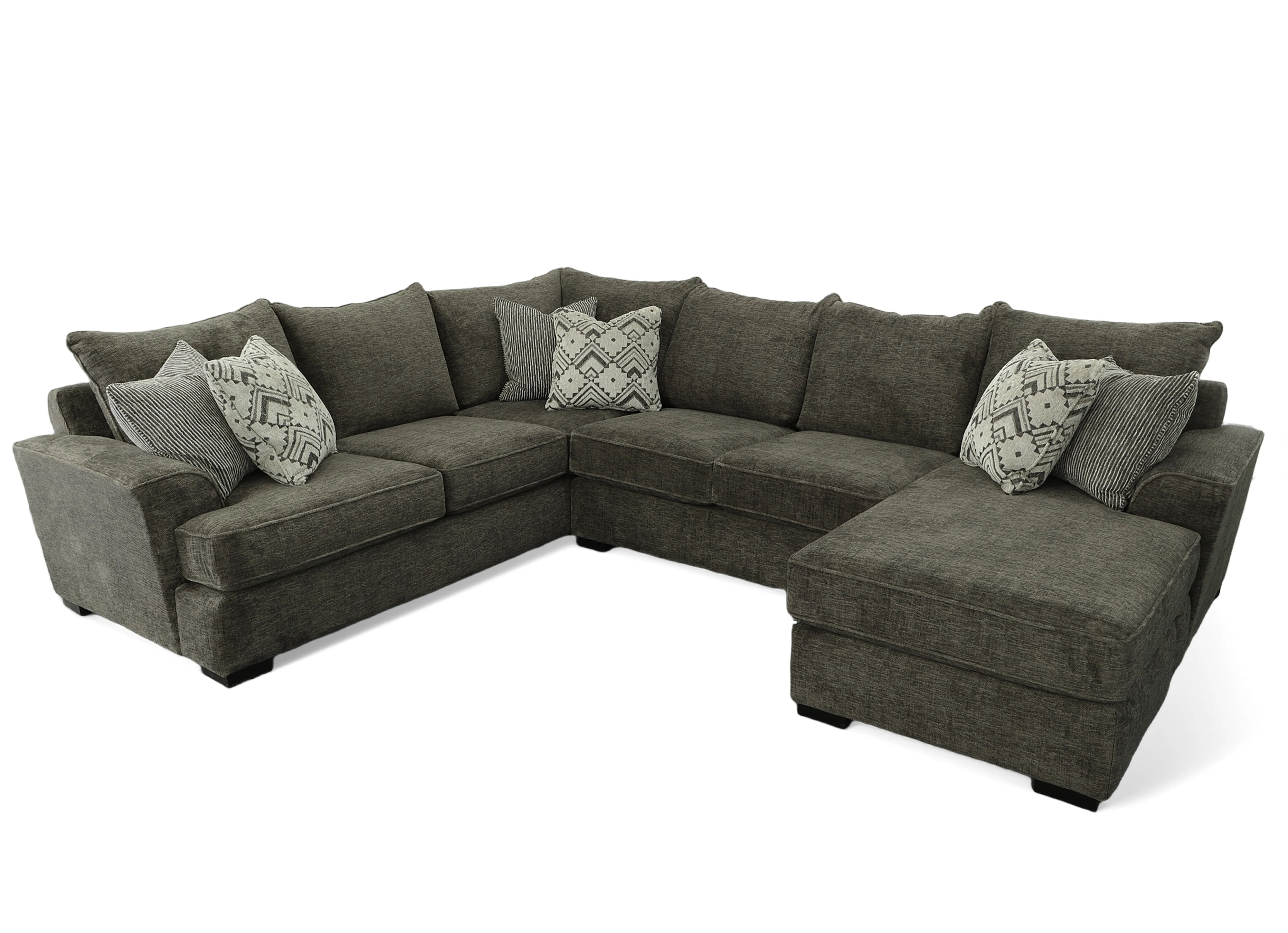 Stanton 515 Sectional - Shown in Polar Dark Grey