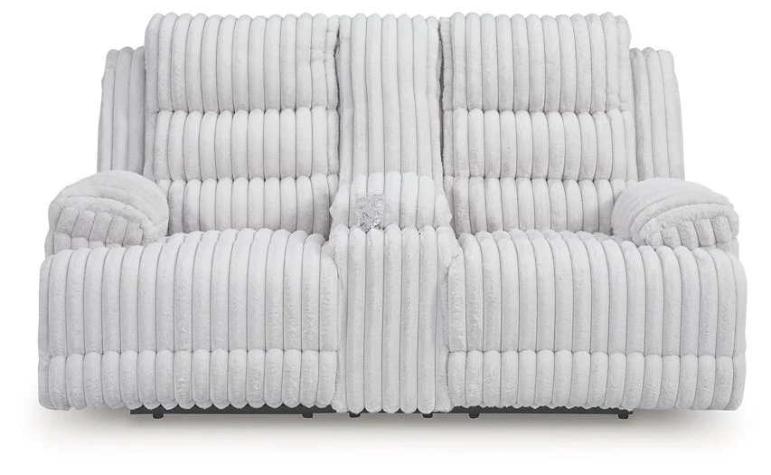 Rhines Falls Power Reclining Loveseat with Console - Image 4