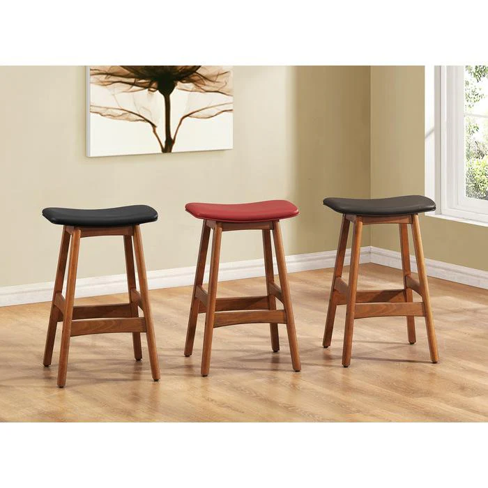 Ride Counter Height Stool, Matt Red - Image 2