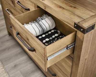 Ridgester Dresser and Mirror - Image 9