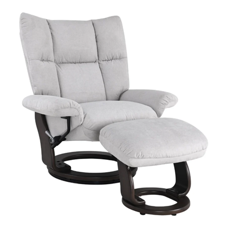 Solace - Stressless Recliner with Ottoman by Benchmaster