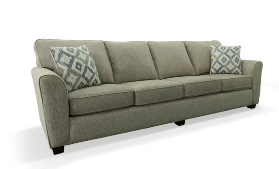 Stanton 643 Extra Long Sofa - Shown in Lux Pewter