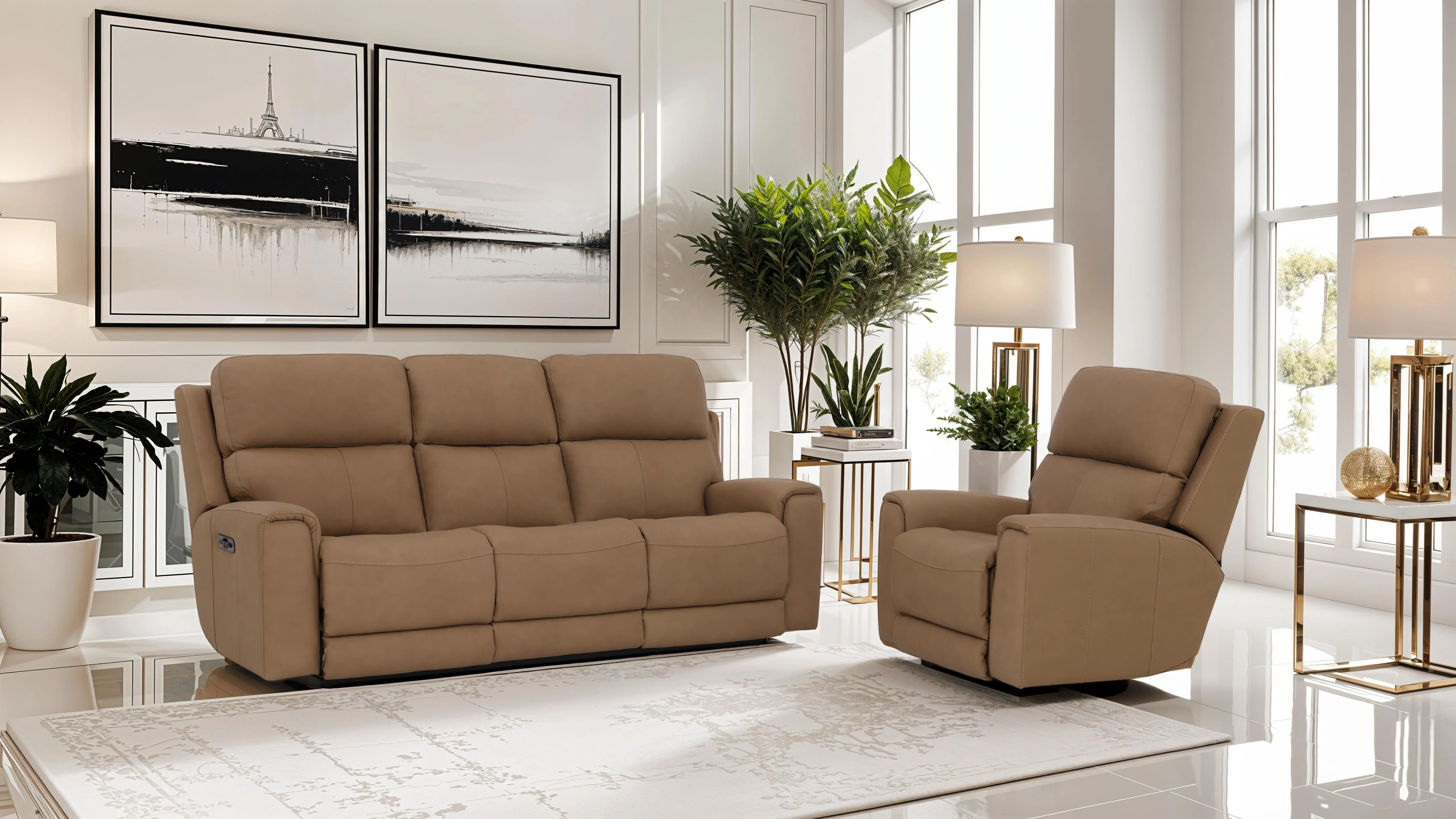 Stanton 730 Sofa – Shown in Grandview Wheat - Image 5