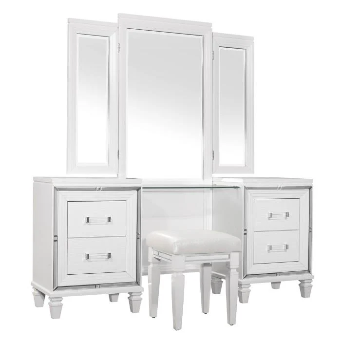 Tamsin (3) Vanity Dresser with Mirror - Image 3